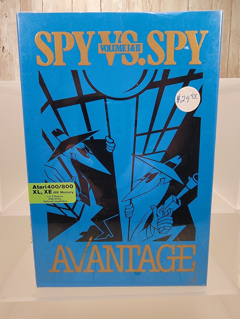 SPY VS. SPY Volume 1 + 2 Advantage Atari 400/800 Game New